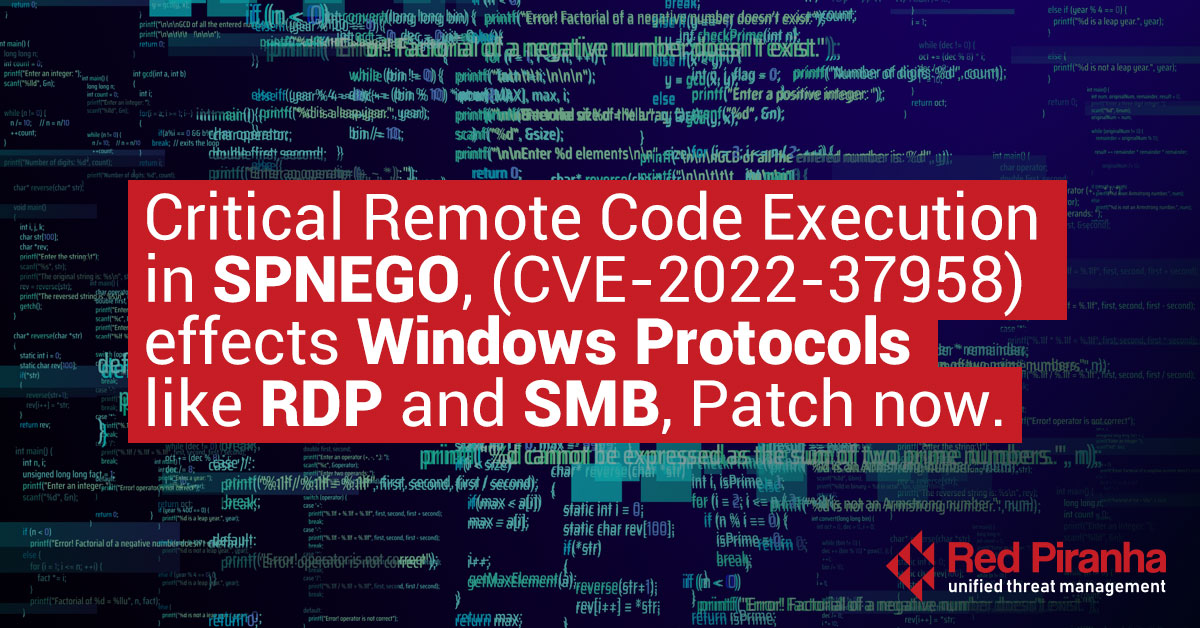 Critical Remote Code Banner