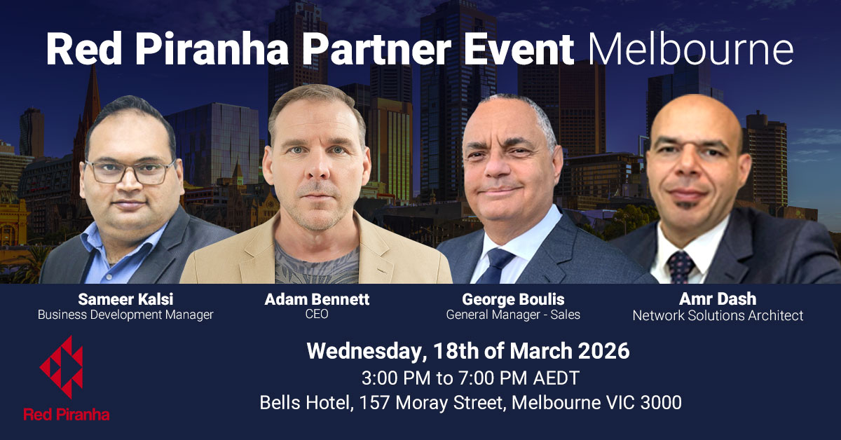 Red Piranha Partner Event - Melbourne 18th March 2026
