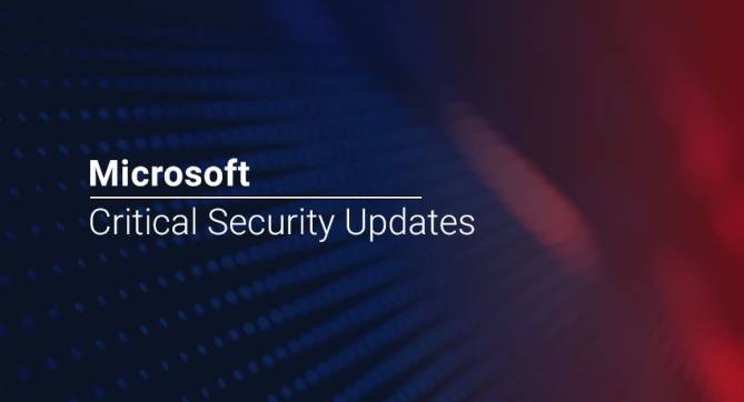 Microsoft Critical Security Updates Banner